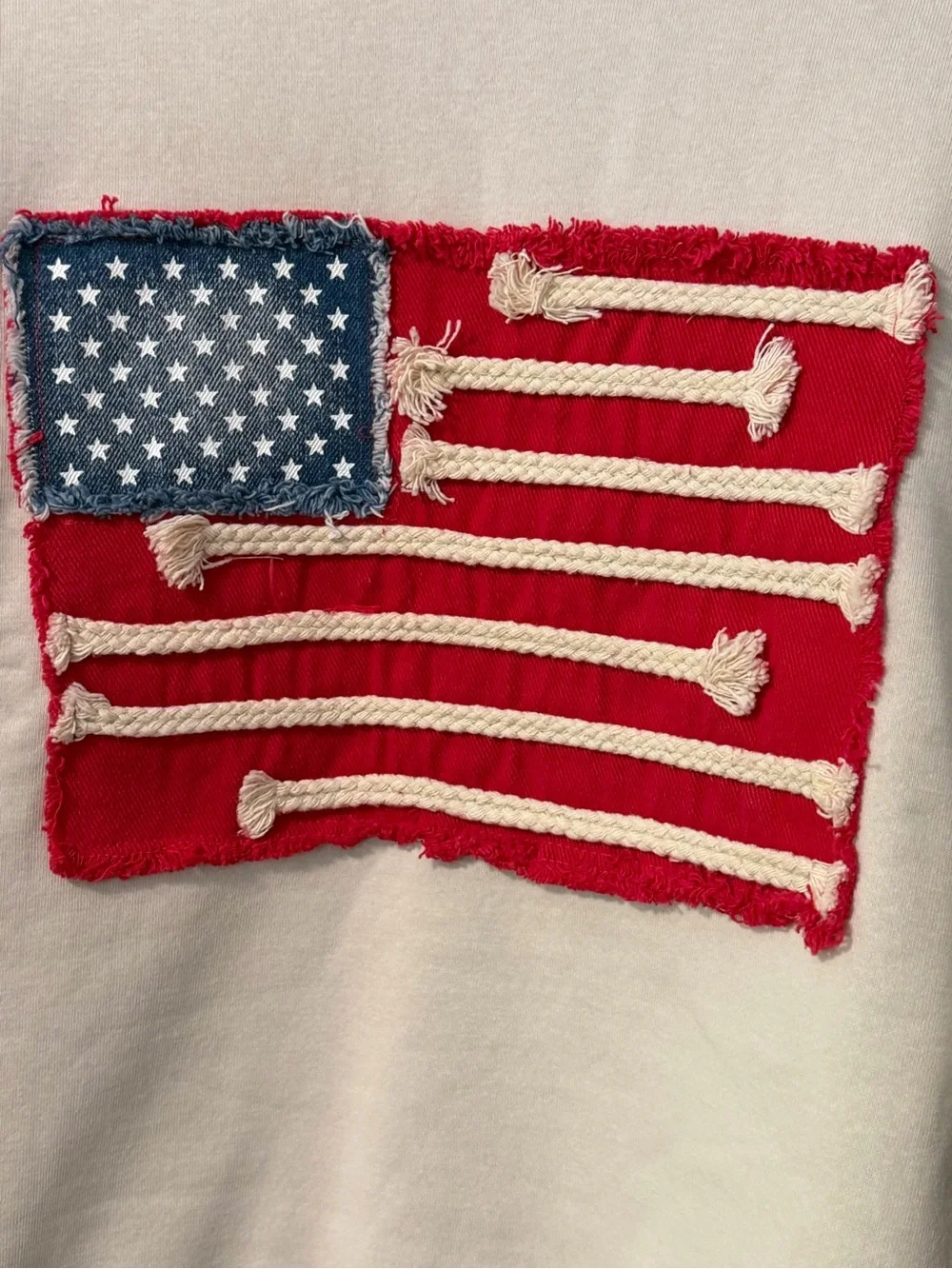 NEW Womens American Flag Sweatshirt sz XL by Target 🇺🇸 - Picture 2 of 4